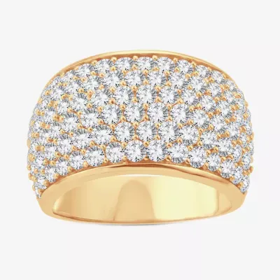 (H-I / I1) 3 CT. T.W. Lab Grown White Diamond 10K Gold Anniversary Band