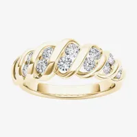 3.5MM 3/4 CT. T.W. Natural White Diamond 14K Gold Anniversary Band