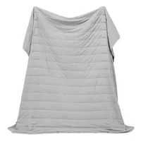 Linery Textured Spandex Solid Reversible Quilt Set