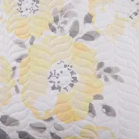 Linery Watercolor Flowers Reversible Quilt Set