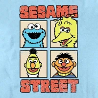 Mens Short Sleeve Sesame Street Graphic T-Shirt