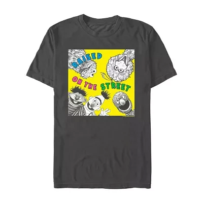 Mens Short Sleeve Sesame Street Graphic T-Shirt