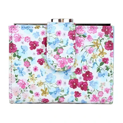 Julia Buxton Lexington Womens RFID Blocking Bifold Wallet