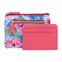 Julia Buxton Large Id Coin Card Case Womens RFID Blocking Wallet