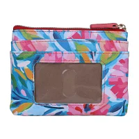 Julia Buxton Large Id Coin Card Case Womens RFID Blocking Wallet