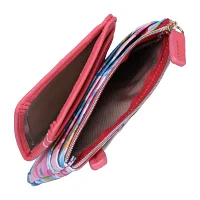 Julia Buxton Large Id Coin Card Case Womens RFID Blocking Wallet
