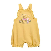 Disney Baby Girls 2-pc. Winnie The Pooh Shortall Set