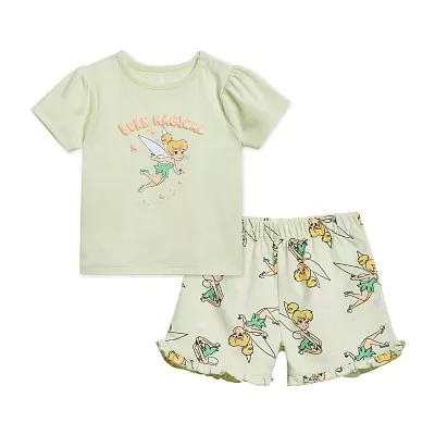 Tinkerbell Baby Girls 2-pc. Tinker Bell Short Set