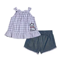 Baby Girls 2-pc. Marie Short Set