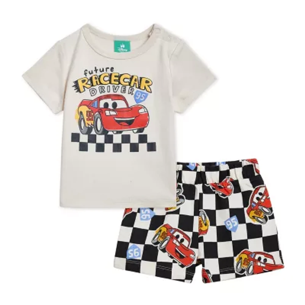 Disney Baby Boys 2-pc. Cars Short Set