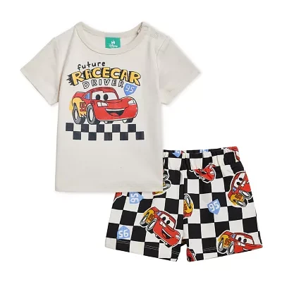 Disney Baby Boys 2-pc. Cars Short Set