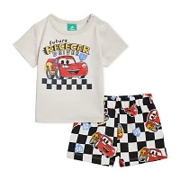 Disney Baby Boys 2-pc. Cars Short Set
