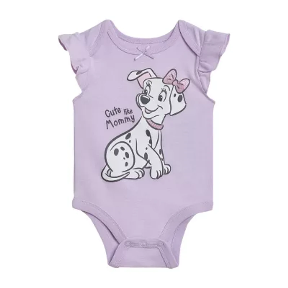 Baby Girls Short Sleeve 101 Dalmatians Bodysuit