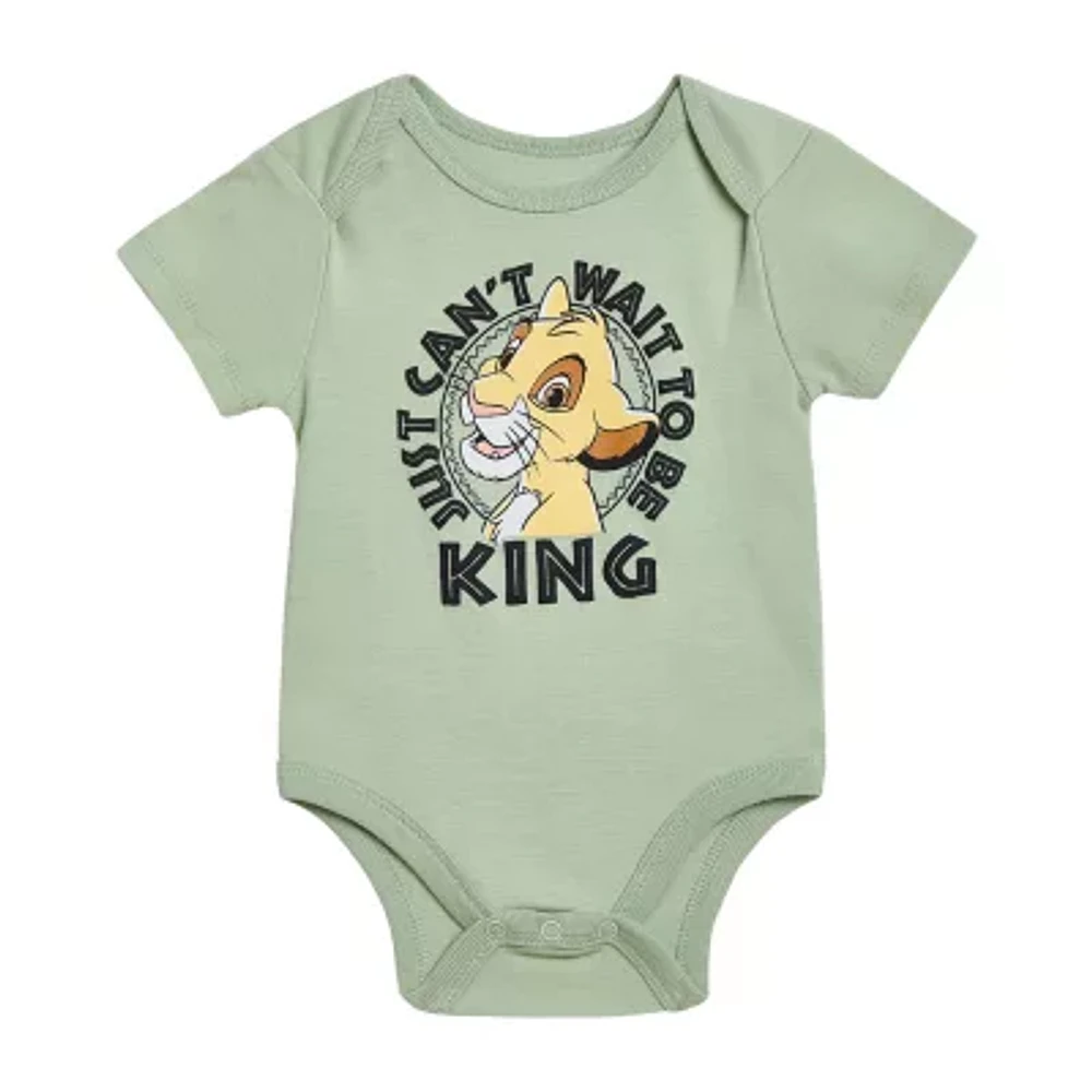 Baby Boys Short Sleeve The Lion King Bodysuit