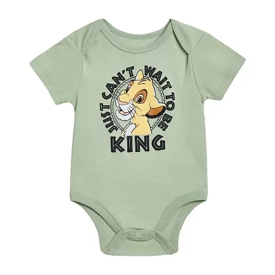 Baby Boys Short Sleeve The Lion King Bodysuit