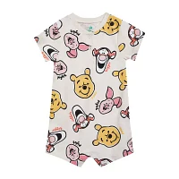 Disney Baby Boys 2-pc. Short Sleeve Winnie The Pooh Romper