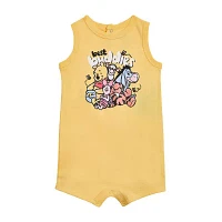 Disney Baby Boys 2-pc. Short Sleeve Winnie The Pooh Romper