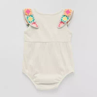 Okie Dokie Baby Girls Sleeveless Romper
