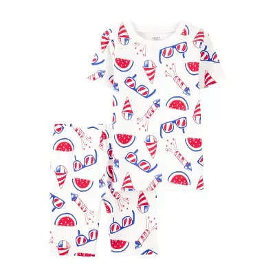 Carter's Americana Little & Big Unisex 2-pc. Pajama Set