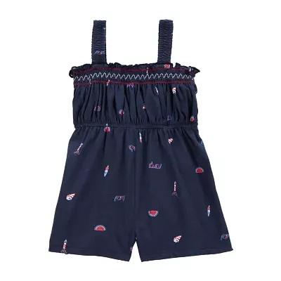 Carter's Americana Toddler Girls Sleeveless Romper