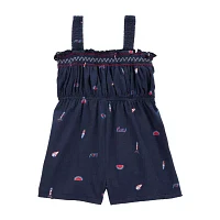 Carter's Americana Toddler Girls Sleeveless Romper