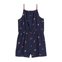 Carter's Americana Little & Big Girls Sleeveless Romper