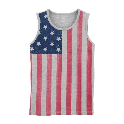 Carter's Little & Big Boys Americana Scoop Neck Tank Top
