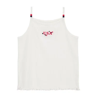 Carter's Little & Big Girls Americana Round Neck Tank Top