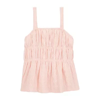 Carter's Little & Big Girls Square Neck Tank Top