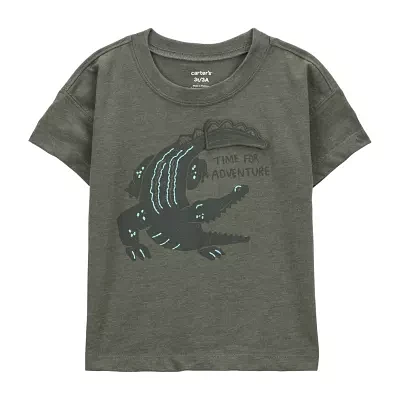 Carter's Toddler Boys Round Neck Short Sleeve Graphic T-Shirt