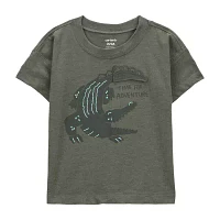 Carter's Toddler Boys Round Neck Short Sleeve Graphic T-Shirt