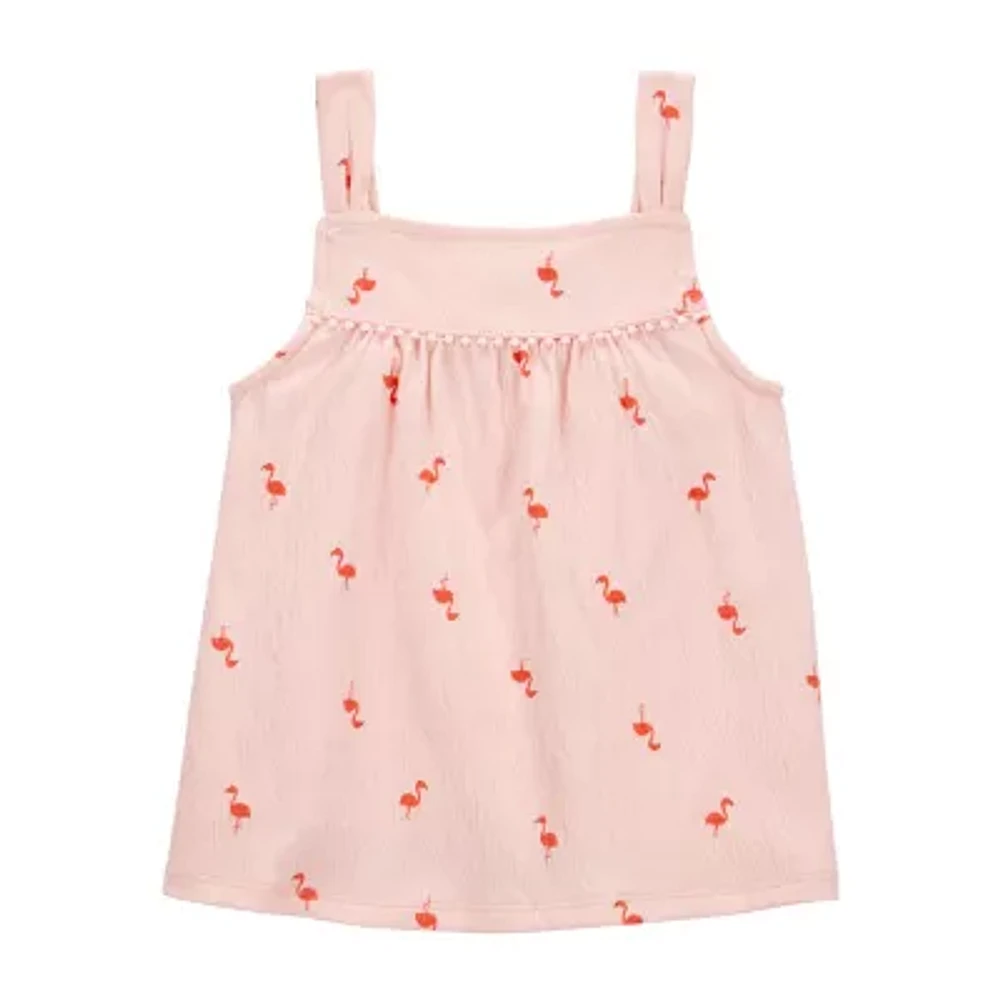 Carter's Toddler Girls Square Neck Tank Top