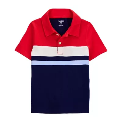 Oshkosh Toddler Boys Short Sleeve Polo Shirt