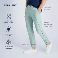 Haggar® Men's Sport Travel Performance Straight Fit Flat Front Pant