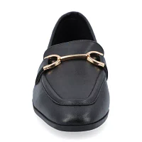 Journee Collection Womens Mizza Square Toe Loafers
