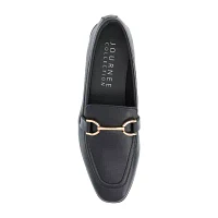 Journee Collection Womens Mizza Square Toe Loafers