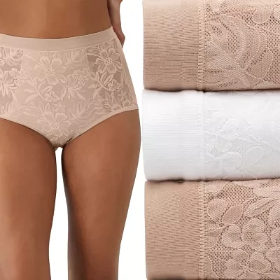 Bali Breathe 3 Pack Brief Panty Dfclb3