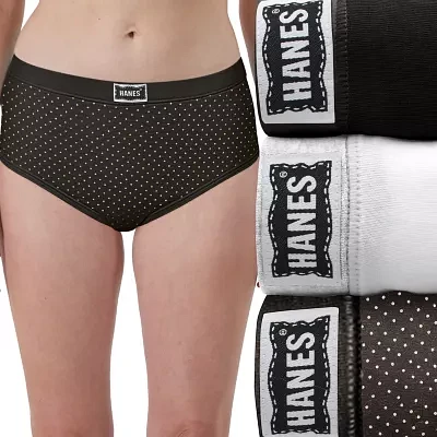 Hanes Vintage Originals 3 Pack Cooling Brief Panty 45vobf