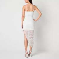Jump Apparel Womens Sleeveless Midi Bodycon Dress Juniors