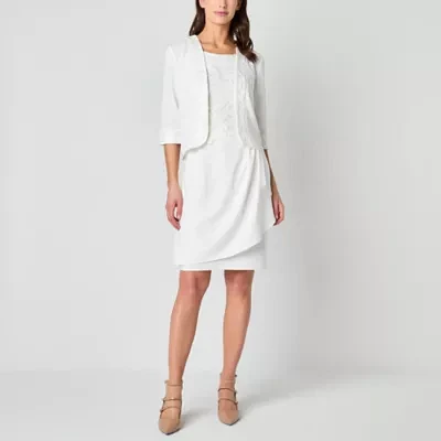 Brianna Milay Womens Jacket Dress