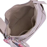 Julia Buxton Vegan Leather Organizational Hobo Bag