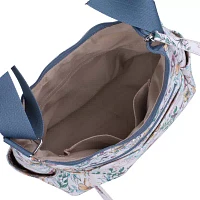 Julia Buxton Vegan Leather Organizational Hobo Bag