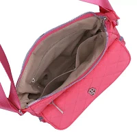 Julia Buxton Quilted Nylon Crossbody Bag