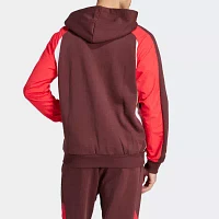 adidas French Terry Mens Hooded Long Sleeve Sweatshirt