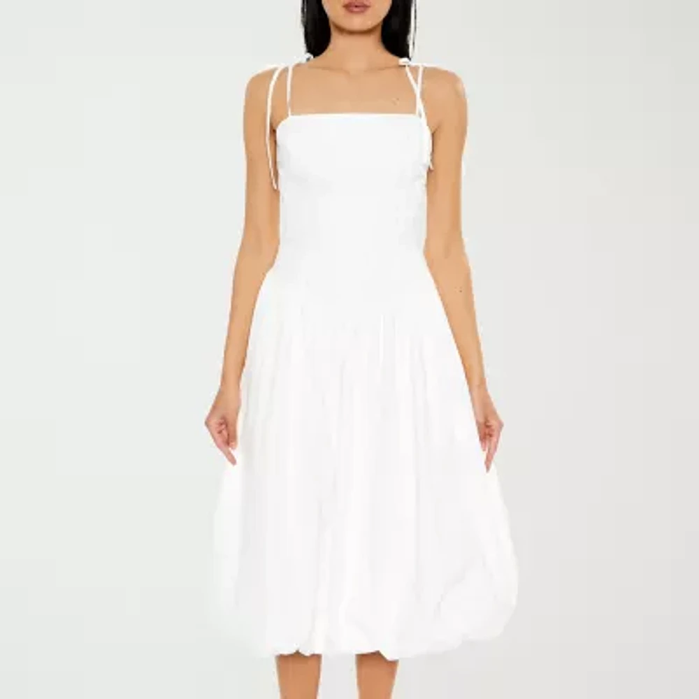 Forever 21 Bubble Hem Womens Sleeveless Drop Waist Dress Juniors