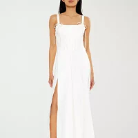 Forever 21 Womens Sleeveless Drop Waist Dress Juniors
