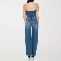 Forever 21 Barrel Leg Womens Sleeveless Jumpsuit-Juniors