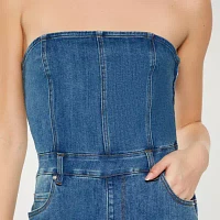 Forever 21 Barrel Leg Womens Sleeveless Jumpsuit-Juniors