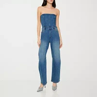 Forever 21 Barrel Leg Womens Sleeveless Jumpsuit-Juniors