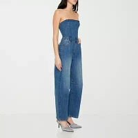 Forever 21 Barrel Leg Womens Sleeveless Jumpsuit-Juniors